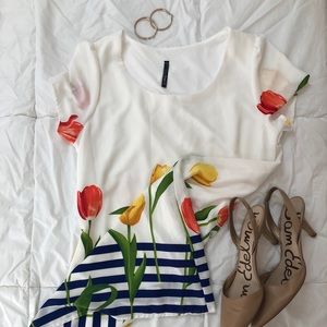 Tulip shift dress